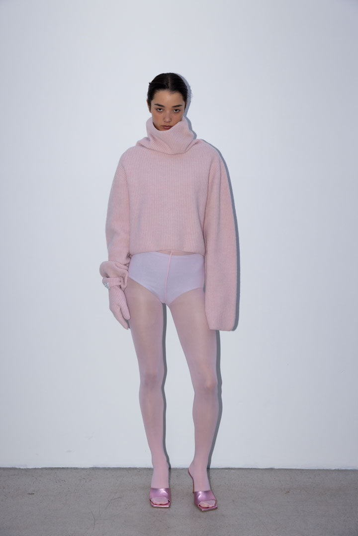 KIM CASHMERE-BLEND SWEATER | cotton candy