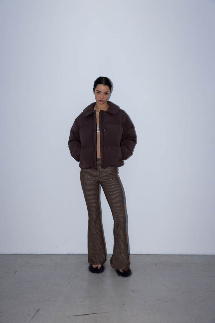 BORING KNIT PANTS | brown