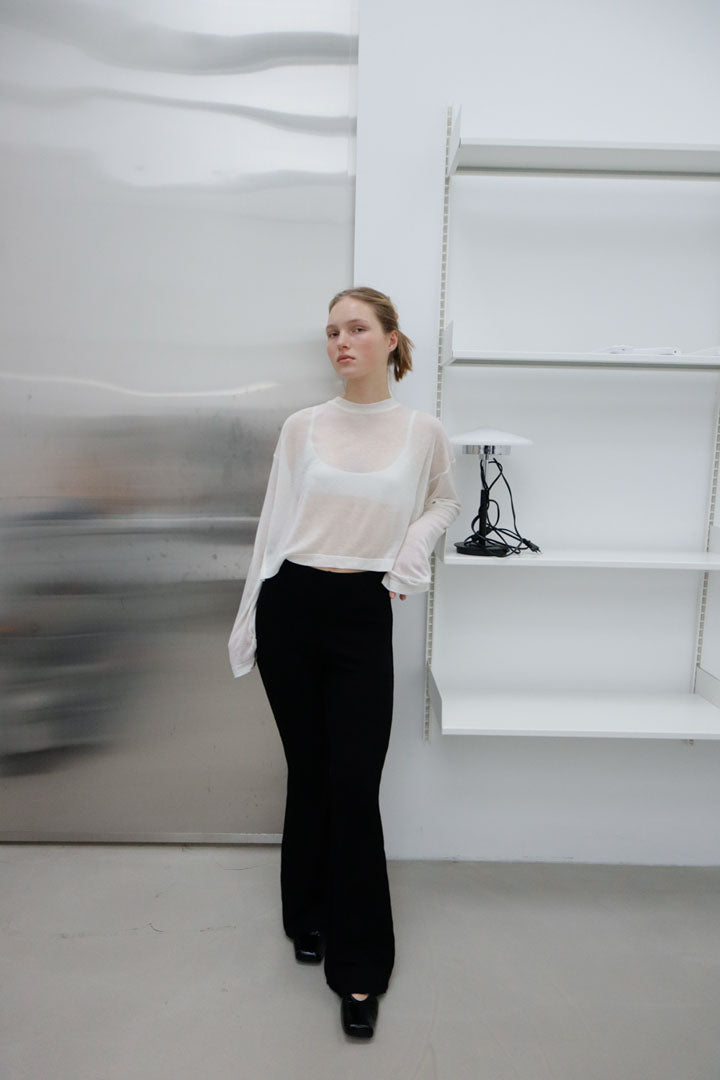 RECYCLED PETAL PANTS | black