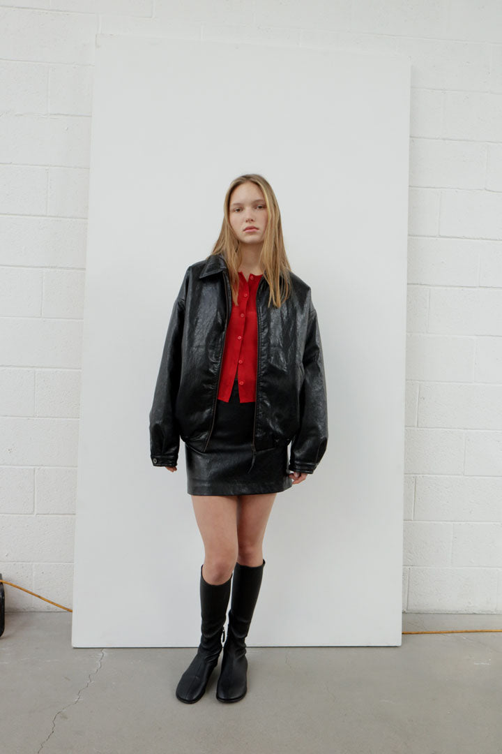 INZO QUILTED BLOUSON | black