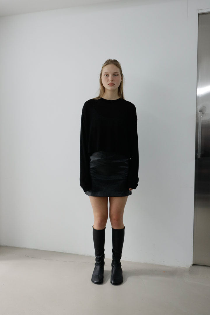 LYOCELL BROOK TEE | black