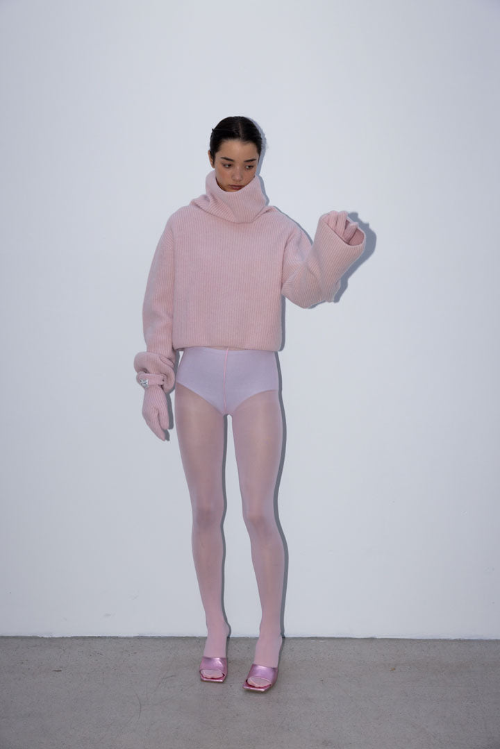 KIM CASHMERE-BLEND SWEATER | cotton candy