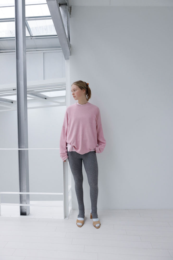 RECYCLED WARM TEE | pink