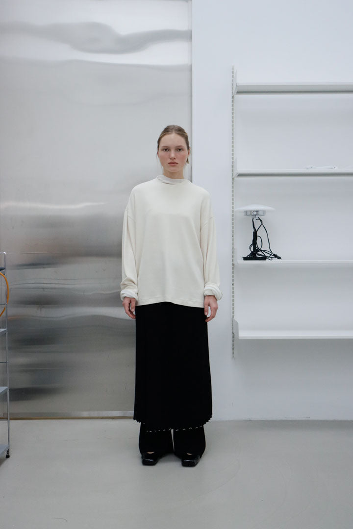 RECYCLED WARM TEE | ecru