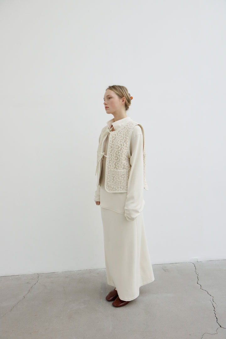 RIIN GILET | ecru