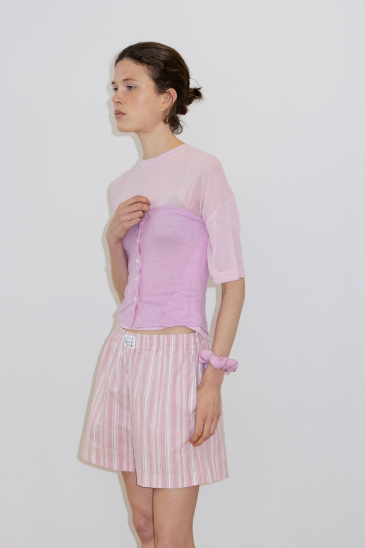 LYOCELL WOOL BANDEAU | pink