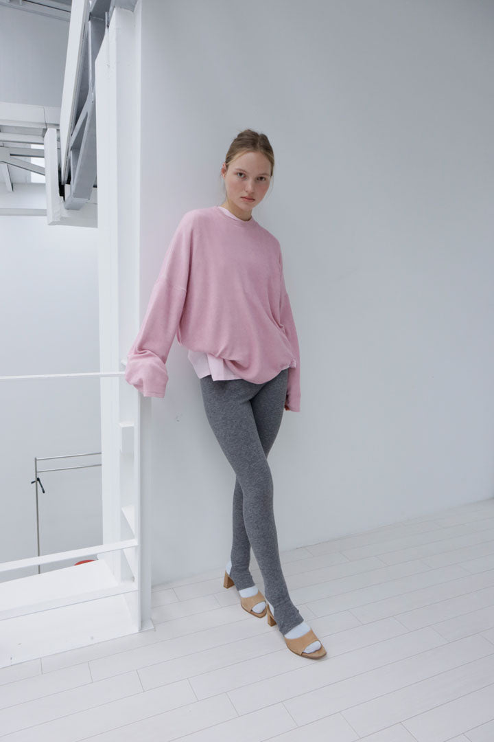 RECYCLED WARM TEE | pink