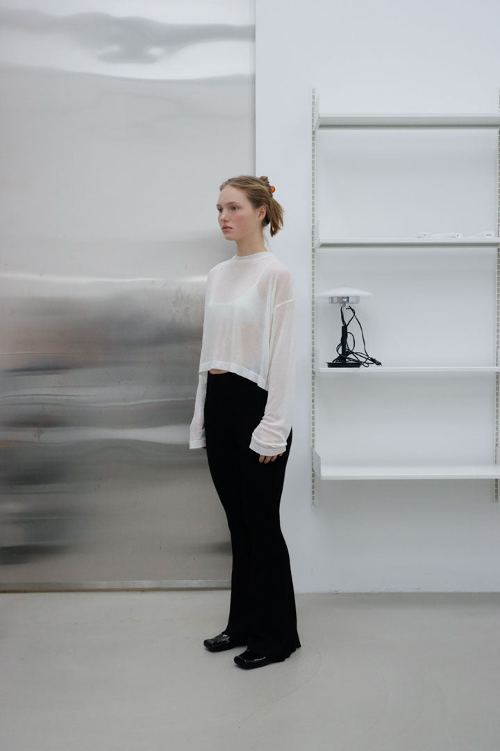 RECYCLED PETAL PANTS | black