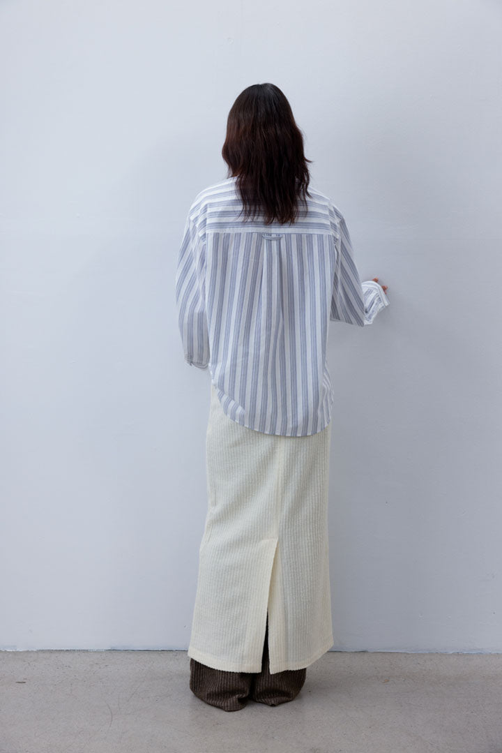 BORING KNIT SKIRT | cosmic latte