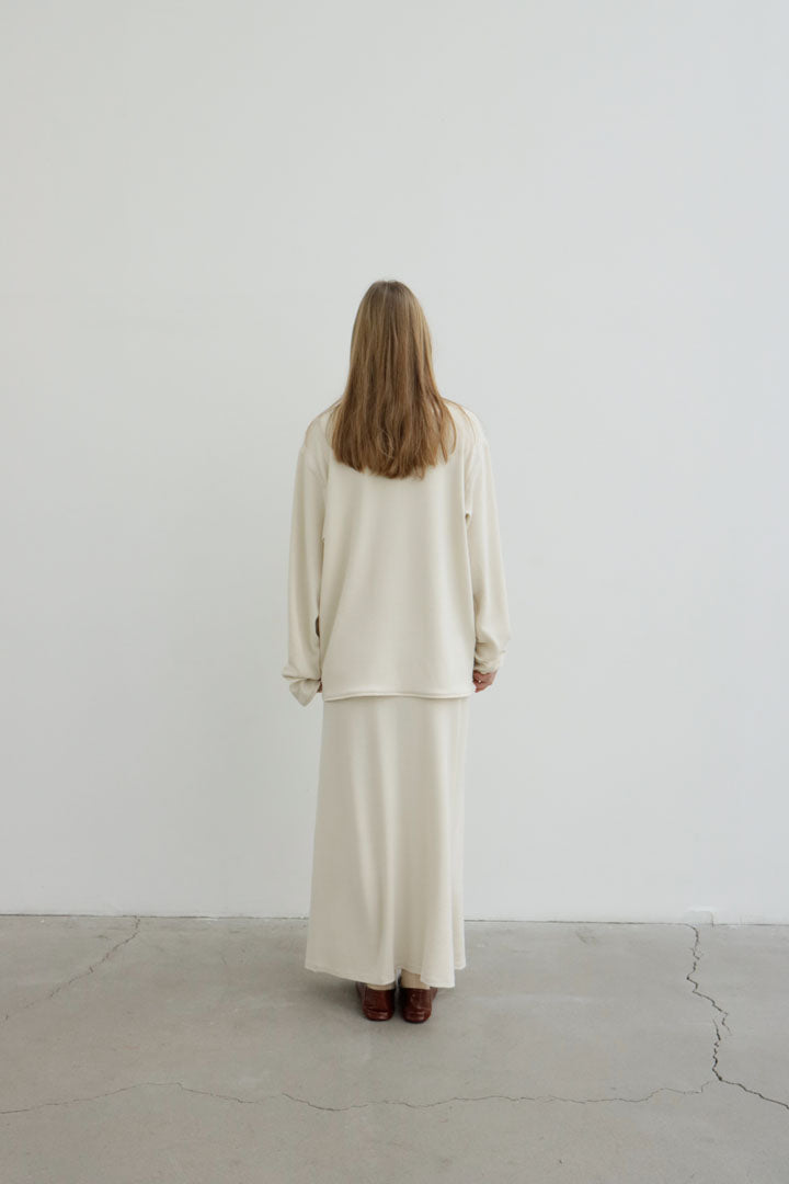 RECYCLED JAKU TEE | ecru