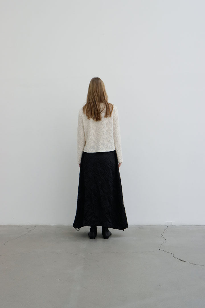 RECYCLED JURUM SKIRT | black