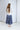 HUREAH FLARE SKIRT | navy